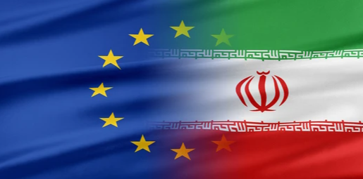 iran eu flags
